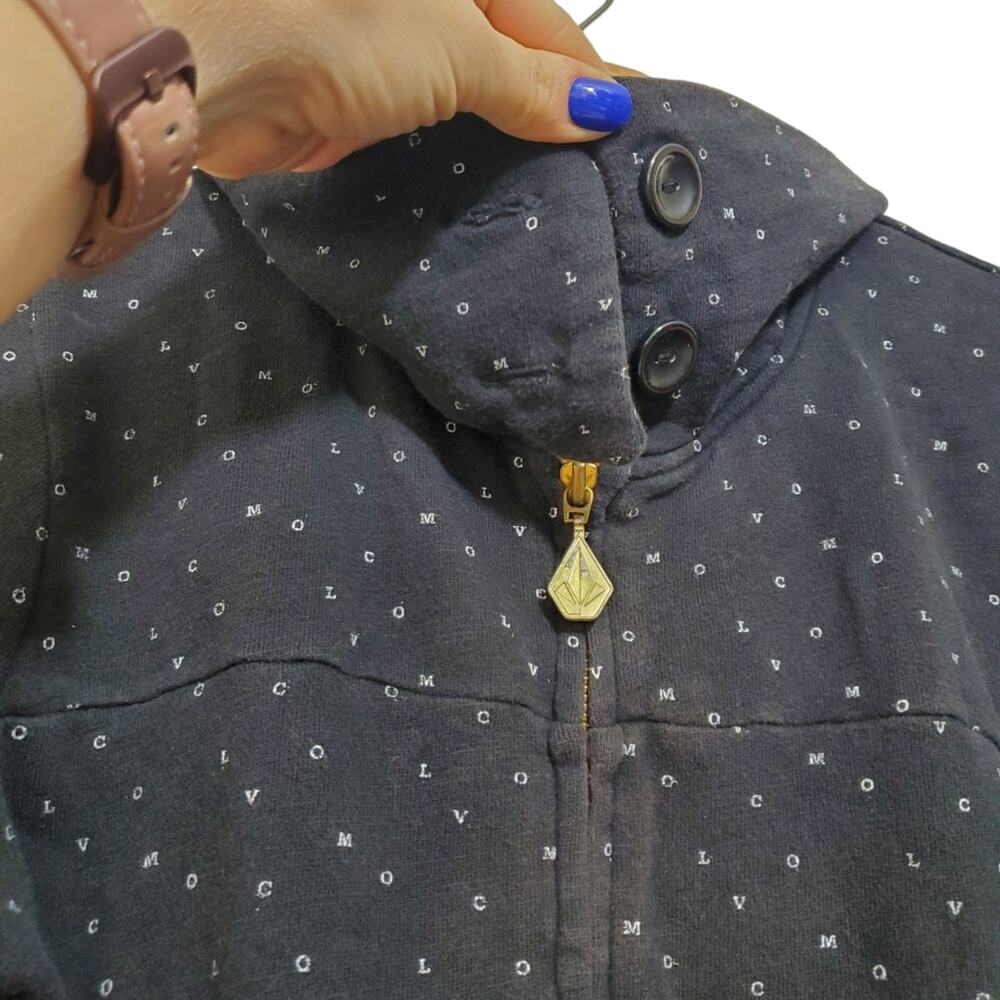 Volcom | 3/4 Sleeve All-Over Print Button Collar … - image 7